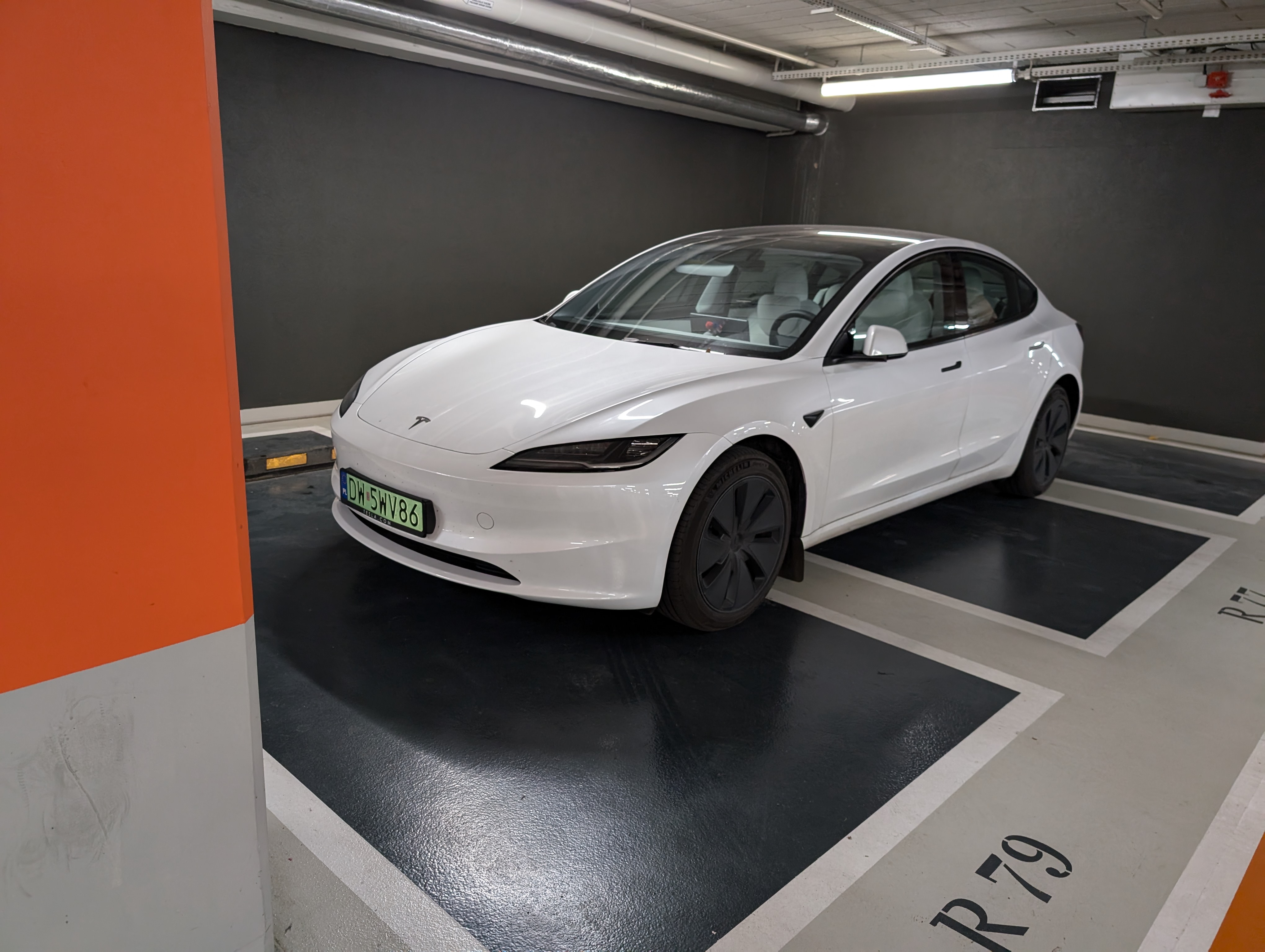 Parking Master i ett fordon med DW5WV86-nummer